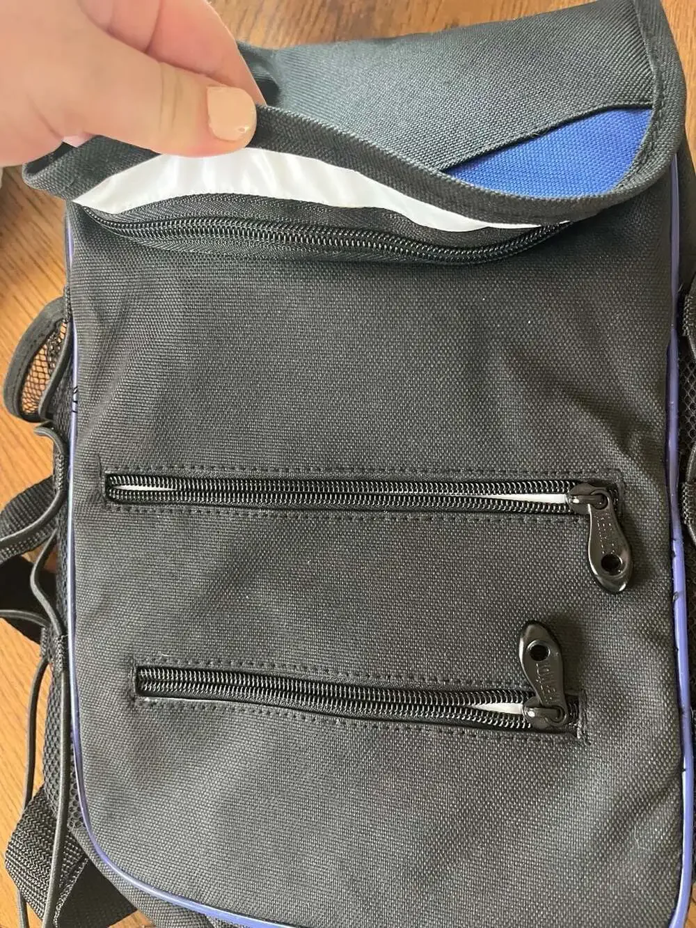 Thermos Insulated Soft Cooler Backpack Black and Blue